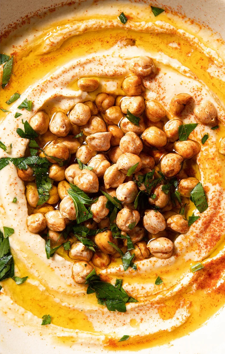 Chickpea dish in a bowl