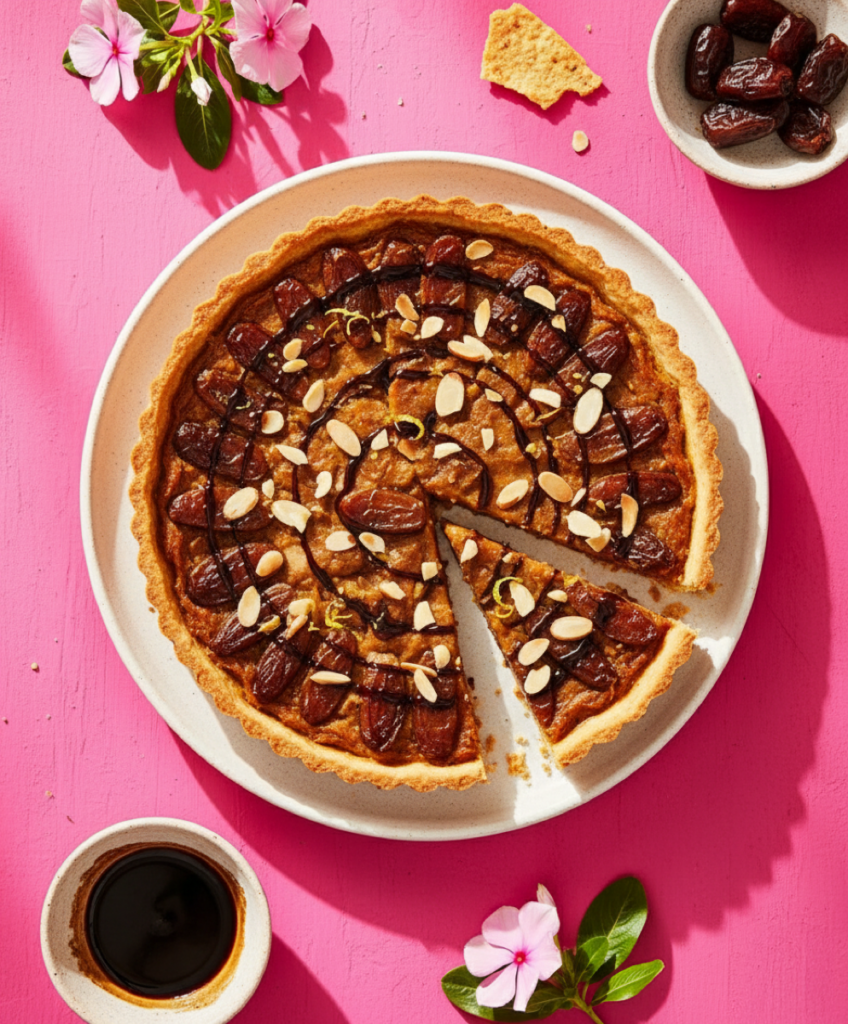Honey-Roasted Dates Tart