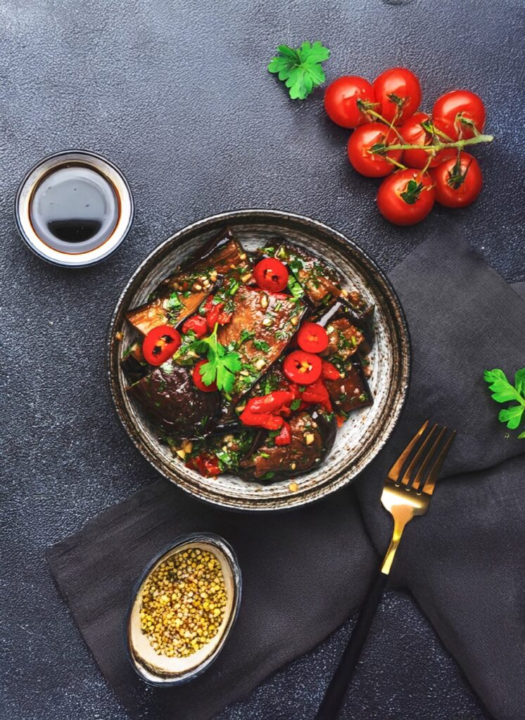 Aubergines à la pékinoise