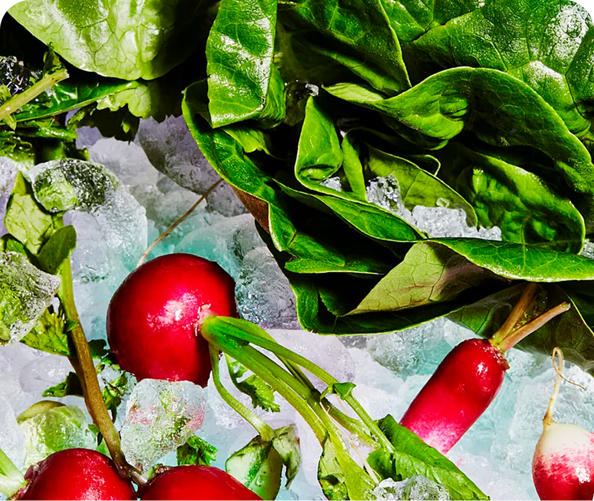 Fresh produce and greens
