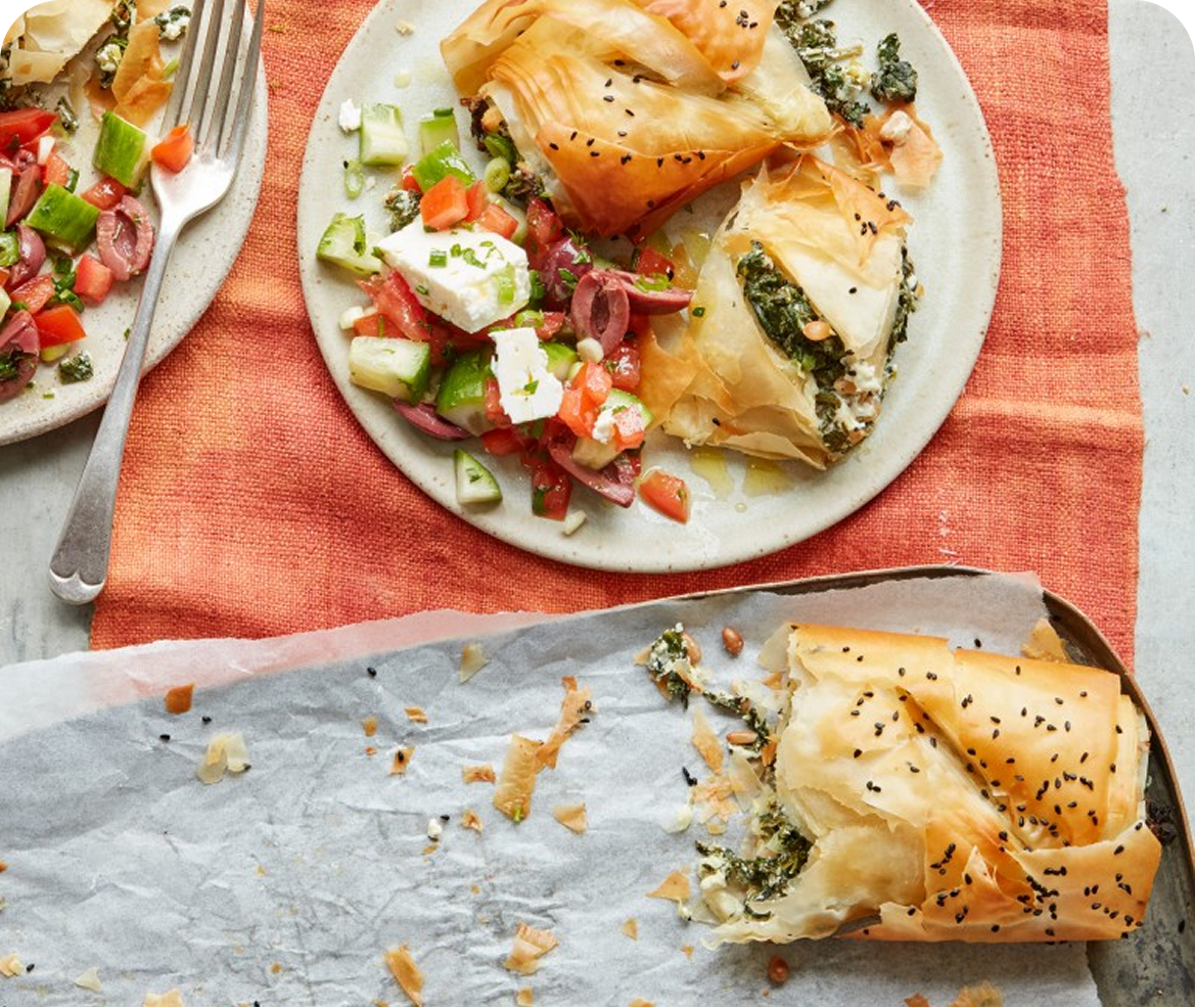Seasonal plant-forward dishes