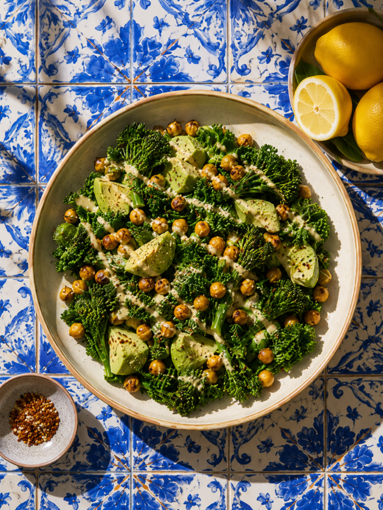 Crispy Chickpea Salad